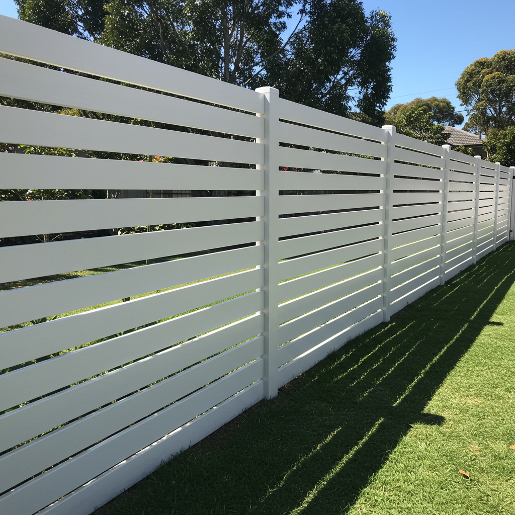 Custom Aluminium Batten Style Fencing - Gate Boss